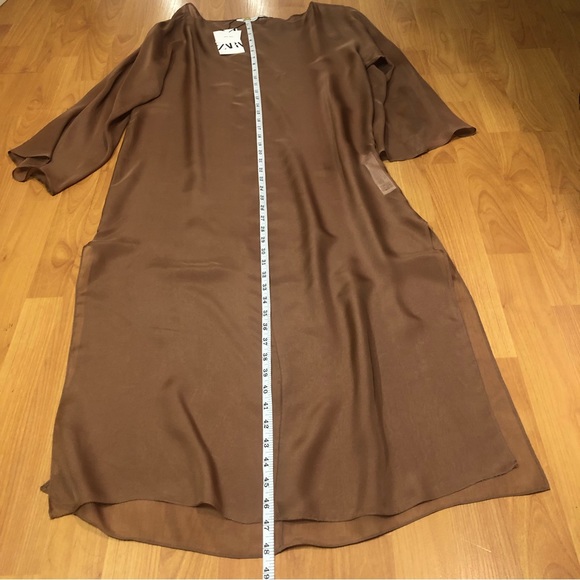 Silk sheer tunic dress - Picture 12 of 15